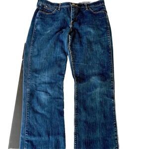 WRANGLER Q-Baby Jeans Size 13/14 Womens Mid Rise Boot Cut Denim